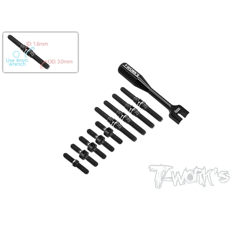 TBB-XQ11   64 Titanium Black Coating Turnbuckle Set ( For Xpress XQ11 )