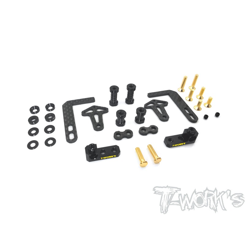 TE-212B-BD9 Brass Adjustable Battery Holder ( For Yokomo BD9/10/BD11/BD12&MS1.0)