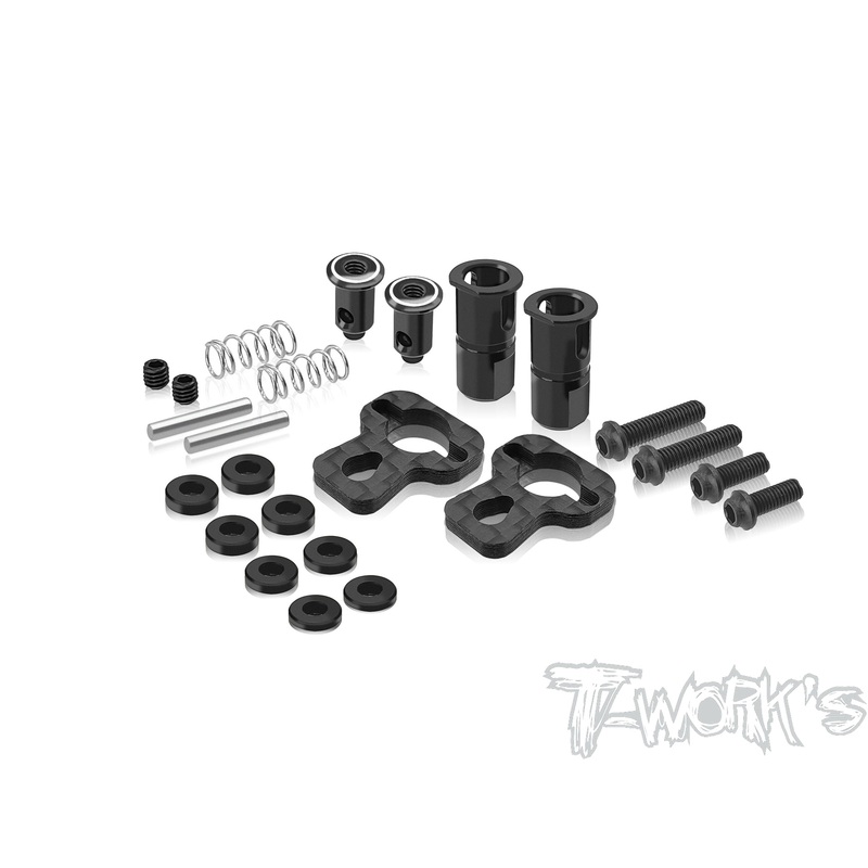 TE-257-B   Easy-Snap Battery Holder Post ( 2pcs. ) No Thread   * For Awesomatix A800R *