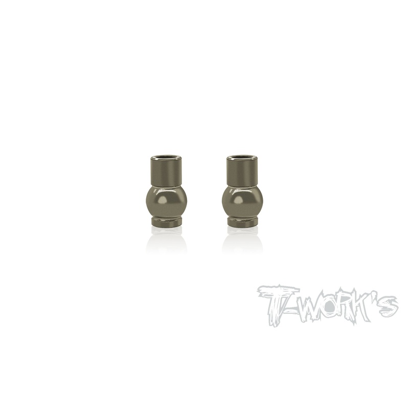 TO-200-G 7075-T6 Hard Coated Alum.6mm Anti-roll Bar Pivot Ball ( For Team Associated RC8 B4/B3/T4/T3 ) 2pcs.
