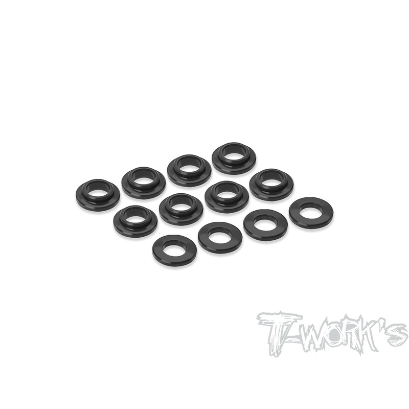 TO-201-35.4   POM Shock Shaft Guides ( SWORKZ S35.4 EVO/ S35.4E EVO /Sparko F8)