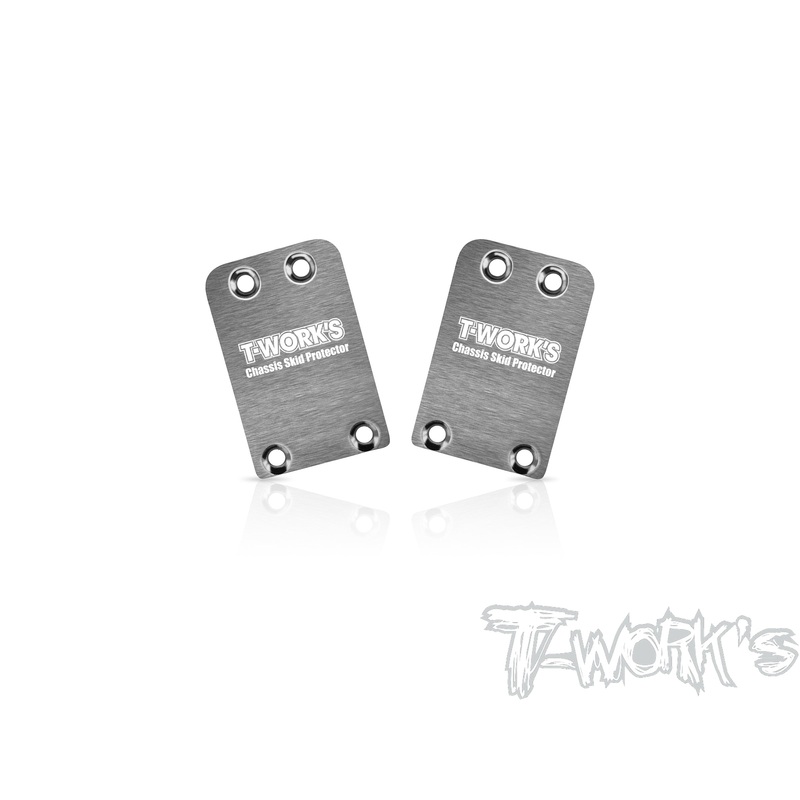 TO-220-MSB1    Stainless Steel Rear Chassis Skid Protector ( Mugen MSB1 ) 2pcs.