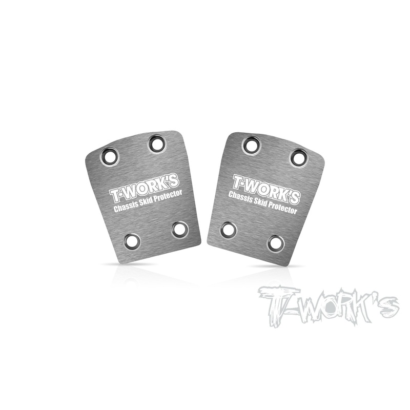 TO-220-WIRC   Stainless Steel Rear Chassis Skid Protector ( WIRC SBX2 ) 2pcs.
