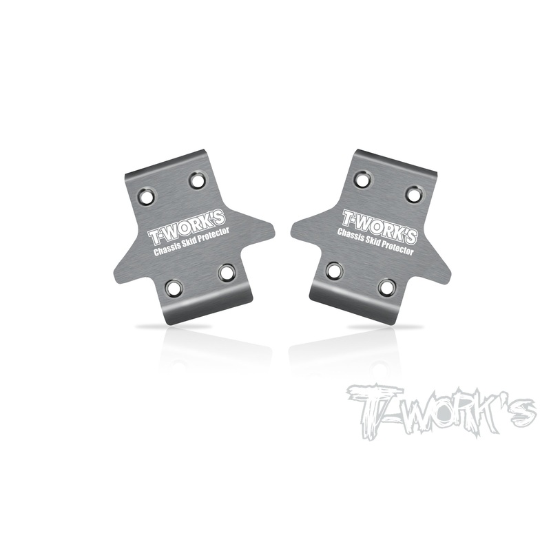 TO-235-WIRC   Stainless Steel Front Chassis Skid Protector ( For WIRC SBX2 ) 2pcs.