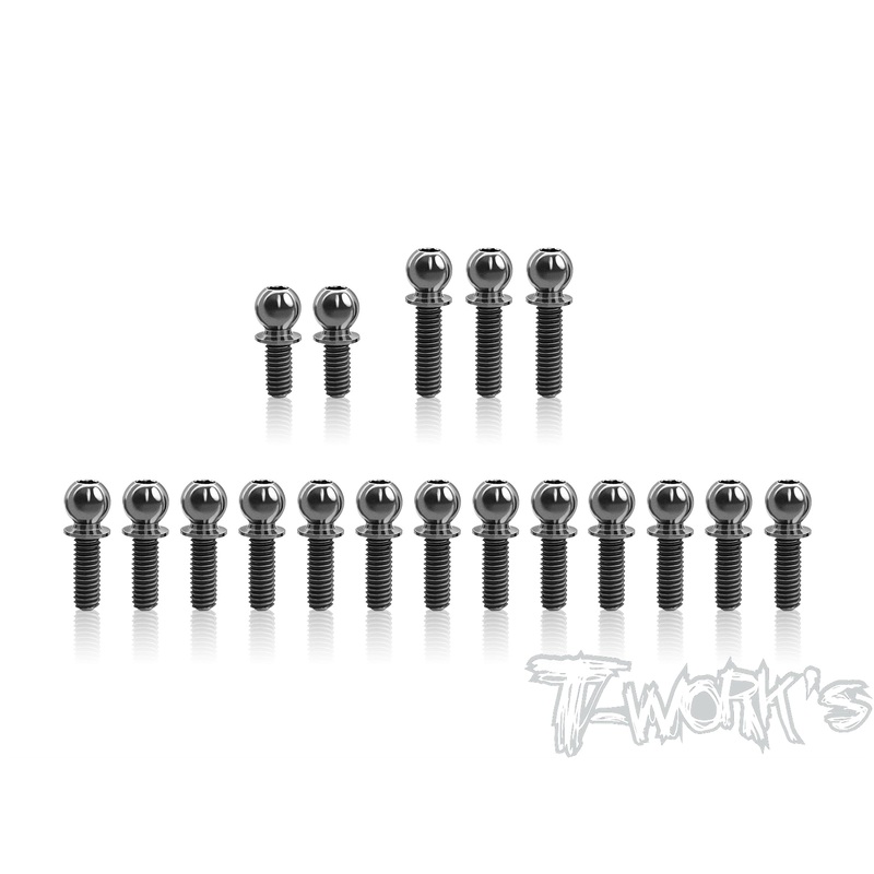 TP-194   64 Titanium Ball End set ( For Xray XB2'24 )18pcs.