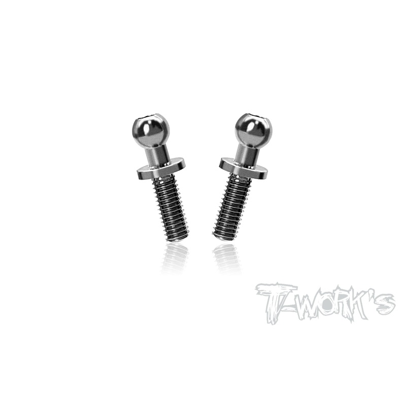 TP-Y-LH   64 Titanium 4.3 x 8mm Ball End ( For Yokomo ) 2pcs.