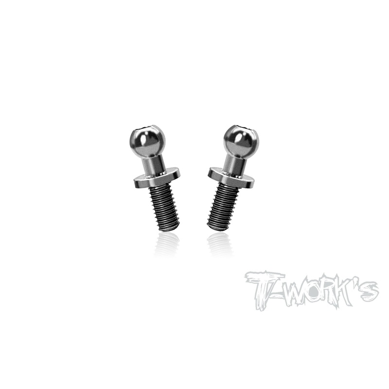 TP-Y-MH   64 Titanium 4.3 x 6mm Ball End  ( For Yokomo ) 2pcs.