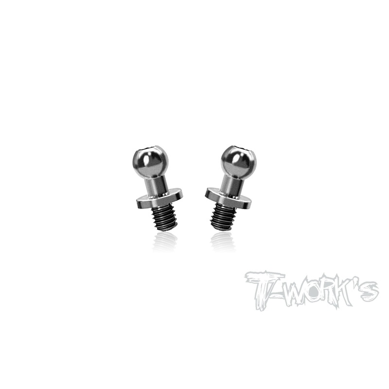TP-Y-SSH   64 Titanium 4.3 x 3mm Ball End ( For Yokomo ) 2pcs.