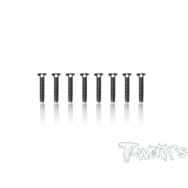 TSS-316LP    3mm x 16mm Hex. Socket Head Low Profile Half Thread Screws8pcs.