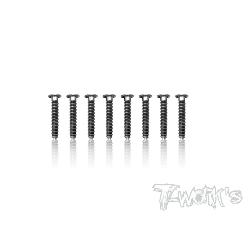 TSS-318LP    3mm x 18mm Hex. Socket Head Low Profile Half Thread Screws8pcs.