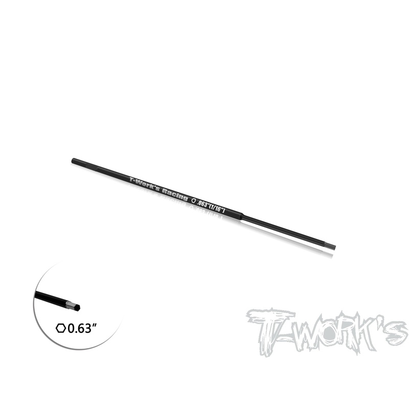 TT-026-H0.63   HSS Hex Wrench Replacement Tip 0.63" x 120mm (1 / 16")