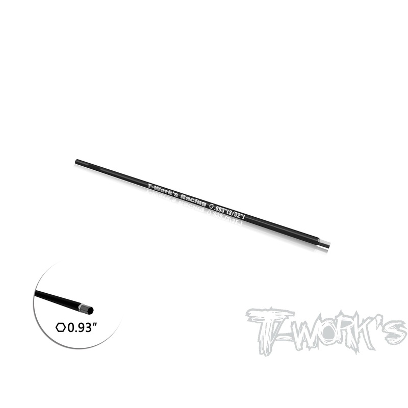 TT-026-H0.93    HSS Hex Wrench Replacement Tip 0.93" x 120mm ( 3 / 32")