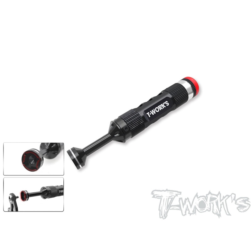 TT-060-MTC2-B   Hard Coated 7075-T6 Mugen MTC2/MTC2R Lower Arm Pivot Insert Nut Driver ( L )