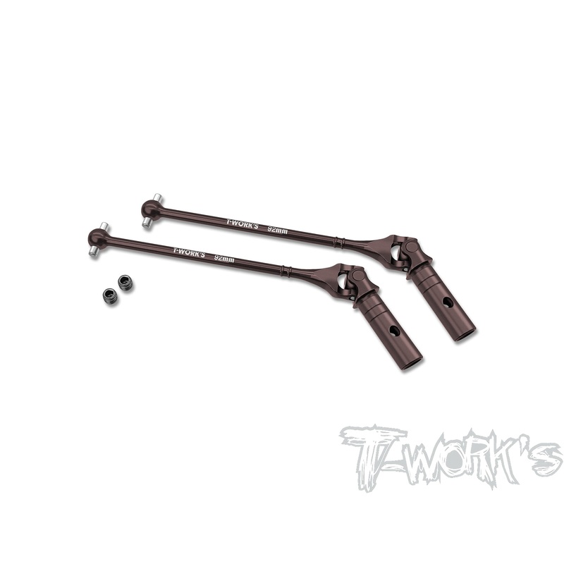 UJ-RC8B4.1   Steel Front Universal Joint Set 92mm ( For Team Assoicated RC8 B4.1 ) 2pcs.