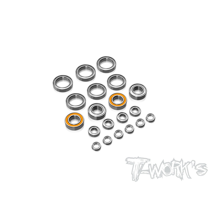 BBS-F190   Precision Ball Bearing Set  ( For Serpent F190 ) 20pcs.