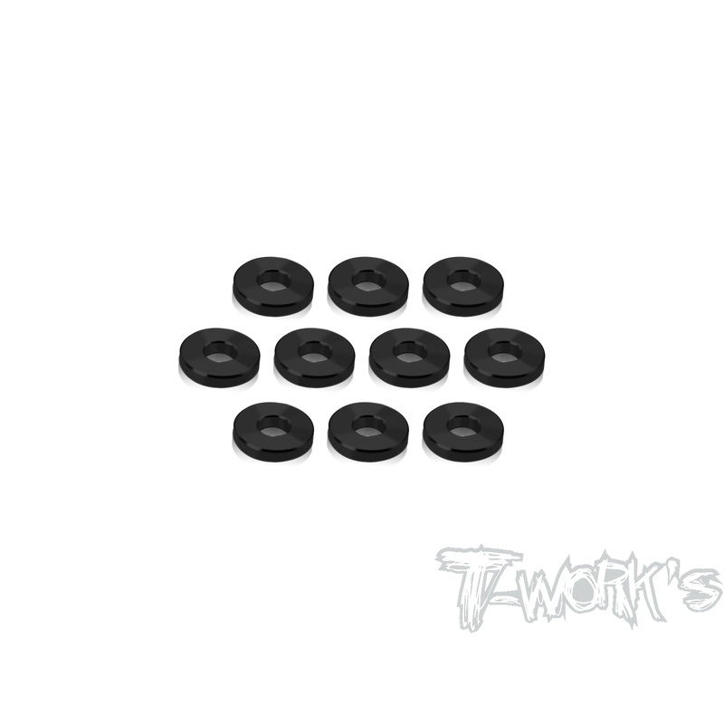 TA-163-1.5-BK   Aluminum Shim 3X7.8X1.5mm ( Black ) 10pcs.