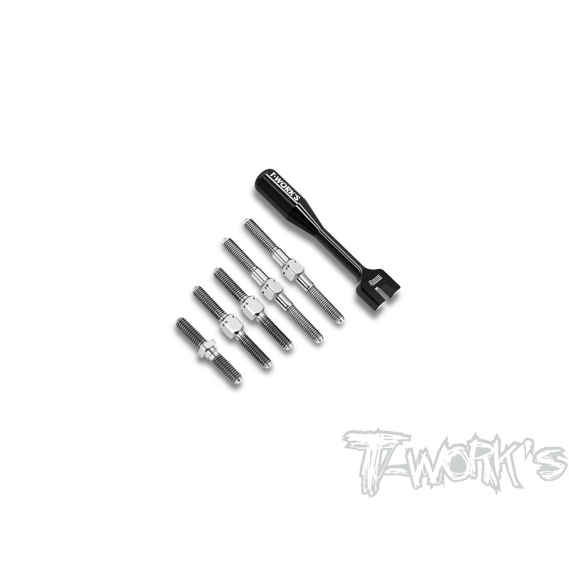 TB-325   64 Titanium Turnbuckle Set ( For Yokomo MS1.0 )