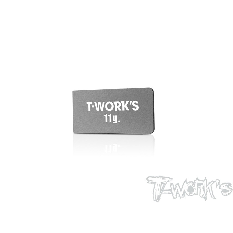 TE-207-D Adhesive Type 11g Tungsten Balance Weight  ( For Xray X4 / X4'23 / X4F'24 )