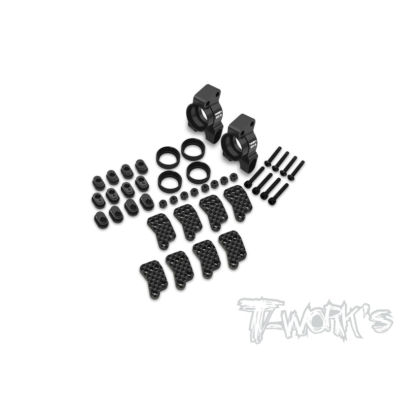 TO-279-B4.1   7075-T6 Alum. Rear Hubs ( For Team Associated RC8 B4.1/B4.1E )