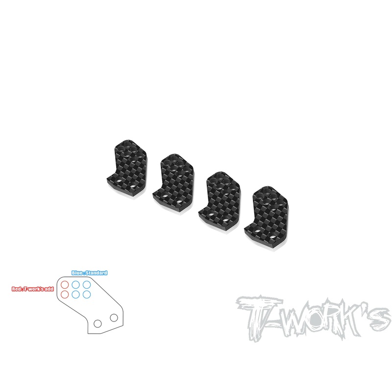 TO-279-IFB8   Graphite Rear Hub Link A/B ( For Infinty IFB8 )