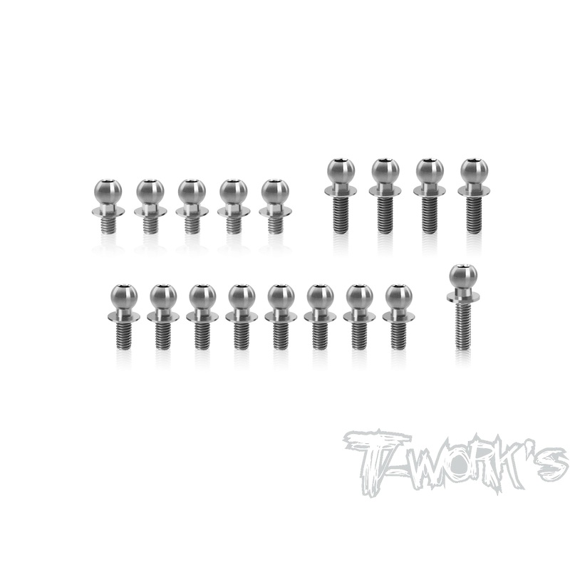 TP-206   64 Titanium Ball End set ( For AXON TC10/3 )18pcs.