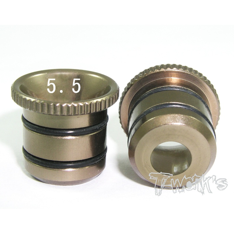 Anodized Alum Fluent Carburetor Reducer For OS , Novarossi , Alpha, Go (4.5 to 9.0mm)