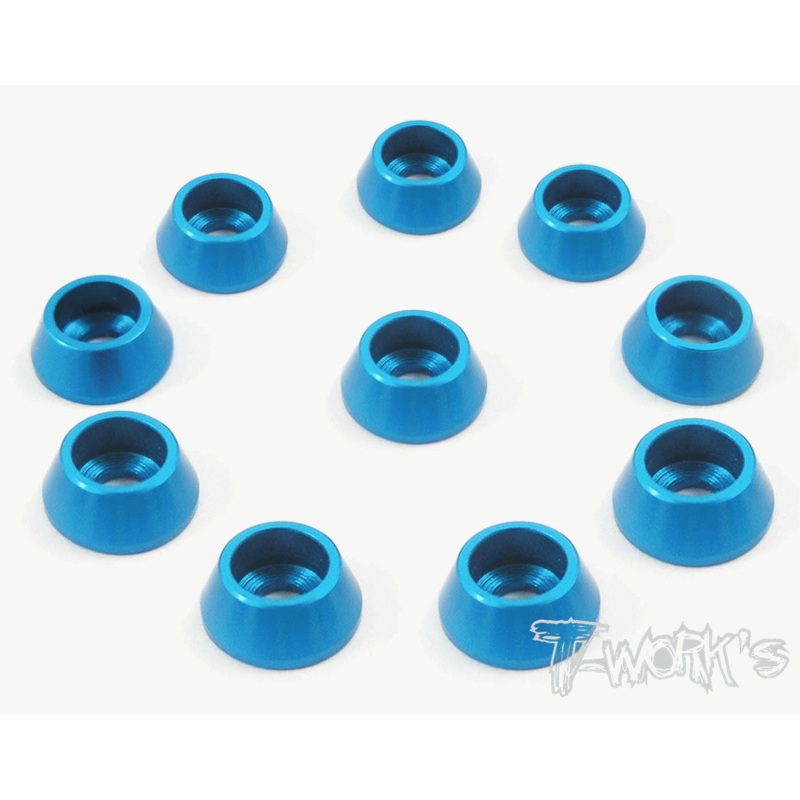 TA-003 Anodized Aluminum M3 Hex. Socket Cap Washer (10 pcs)