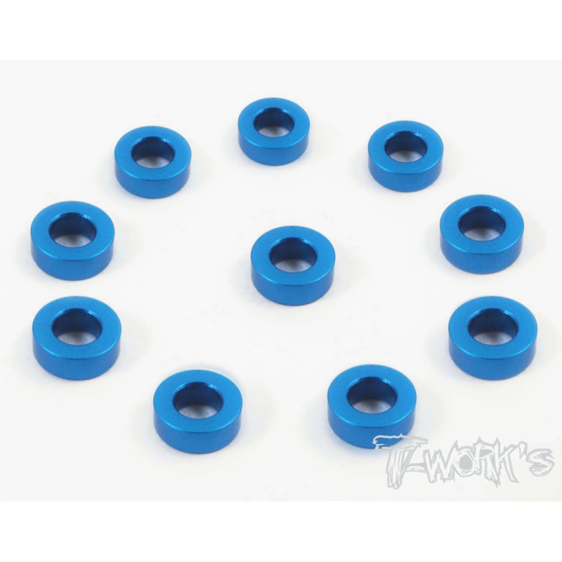 TA-009 Aluminum 3mm Bore Washer 2.0mm 10pcs.