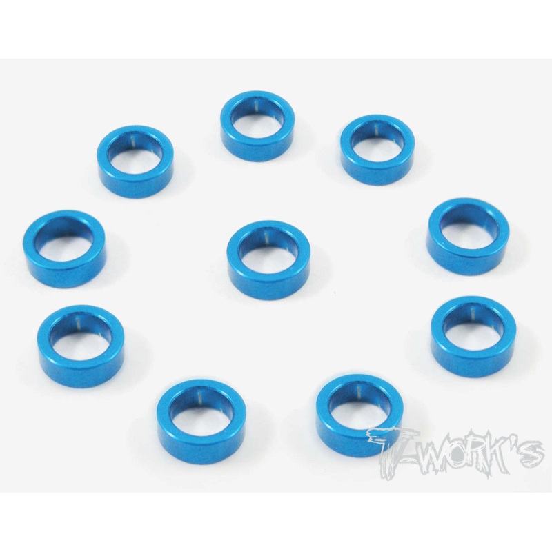 TA-016 Aluminum 4mm Bore Washer 2.0mm 10pcs.