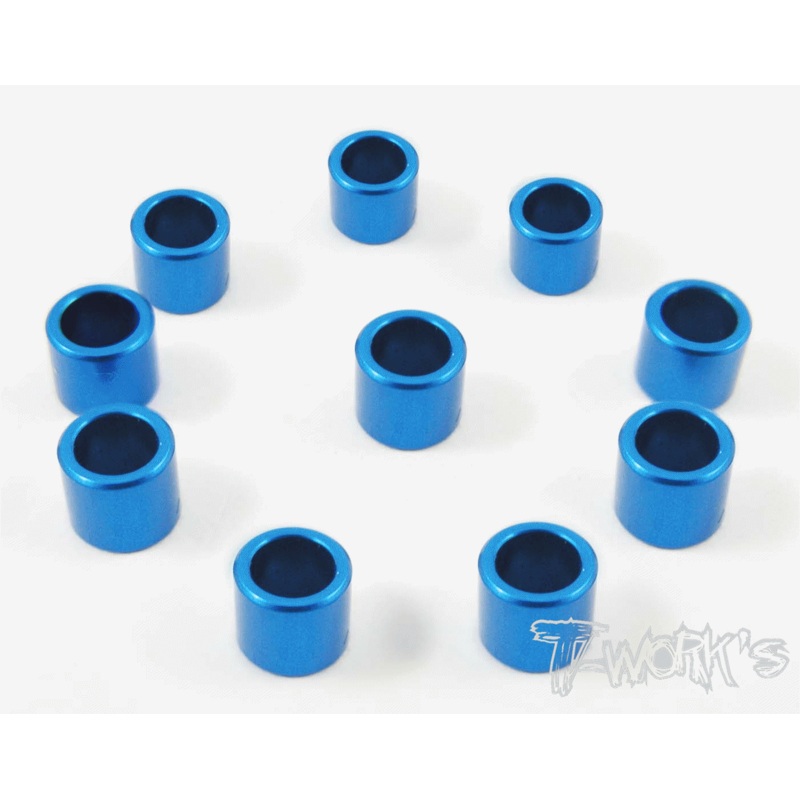 TA-018 Aluminum 4mm Bore Washer 5.0mm 10pcs.