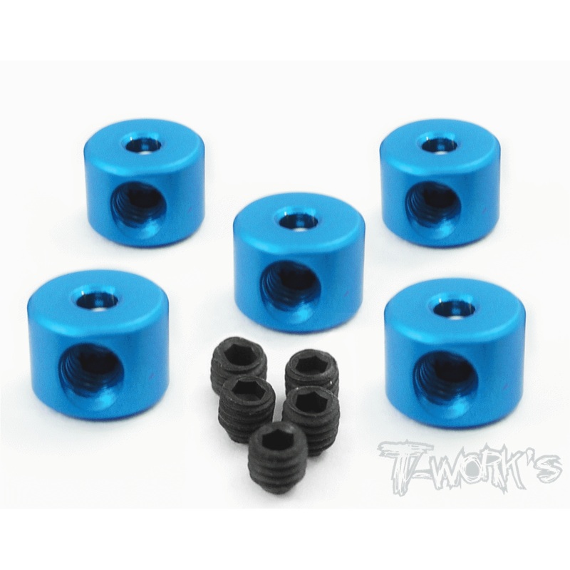 TA-022 Aluminum 3mm Bore Collar 5pcs.