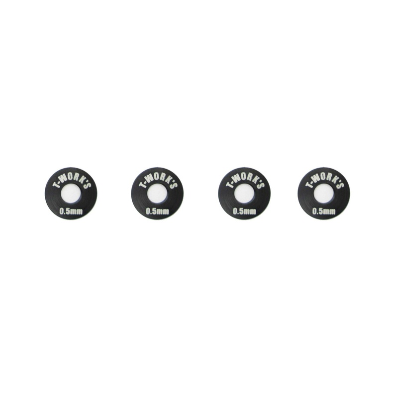 TA-027 Aluminum Wheel Shim 0.5mm 4 pcs.