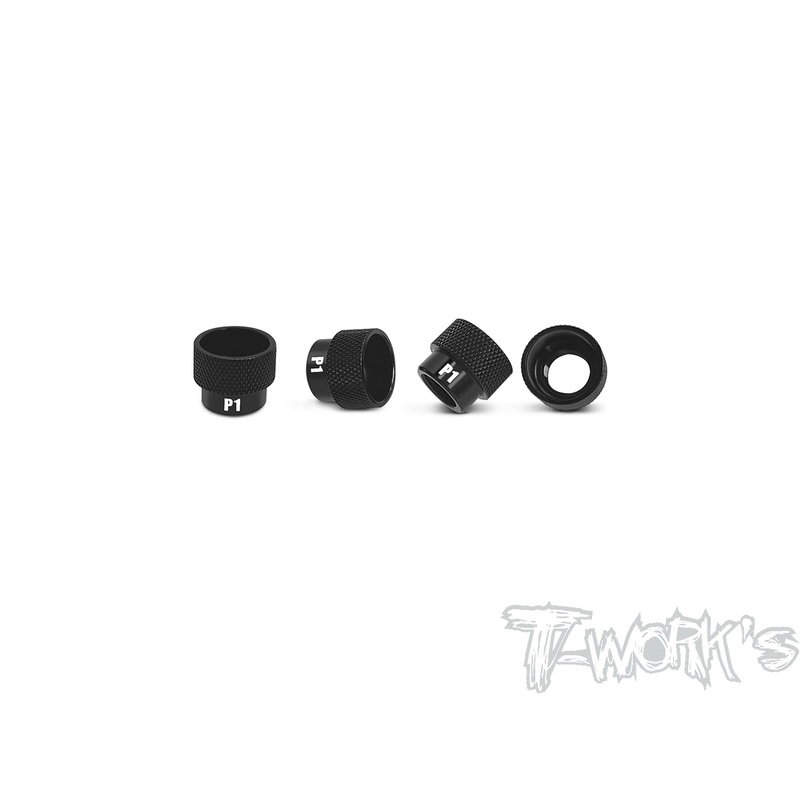 TA-038  Aluminum Nut For 1/8 Off Road Set Up Stand ( 12mm x P1.0 )