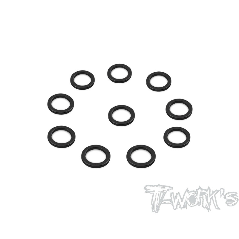 TA-043 Aluminum 5mm Bore Washer 0.75mm  10pcs.