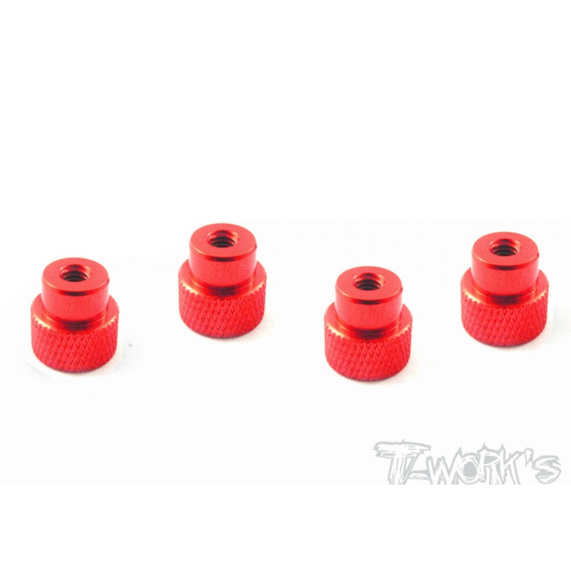 TA-077 Aluminum Nut for 1/10 Set-up Wheel  4pcs.