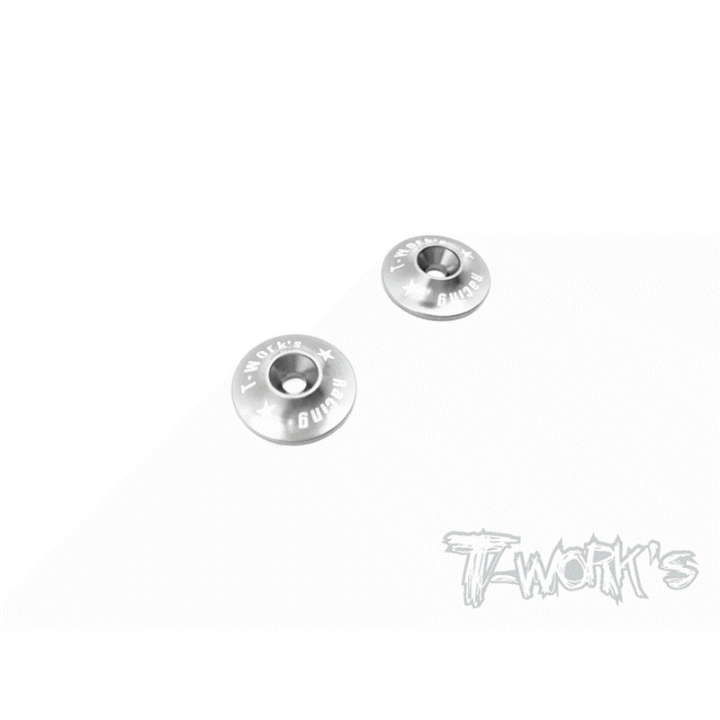 TO-004 1/8 Aluminum Wing Washer 2 pcs.
