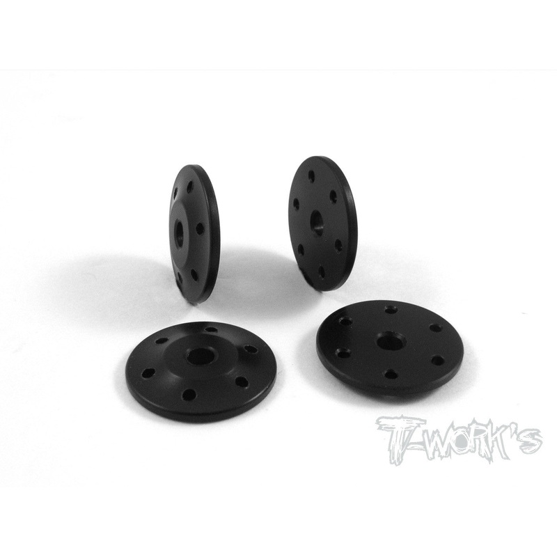 TO-008 Machined 1.3mmX6 Tapered Shock Pistons 16mm( For Team Associated , Kyosho, HN, Jammin, Nanda)