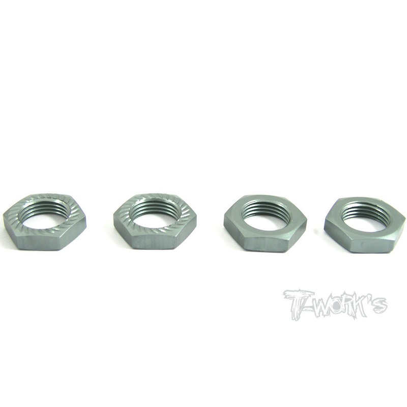 TO-038G Self-Locking Wheel Nut P1.25  Gray( For HN, Jammin, Hobao, OFNA )