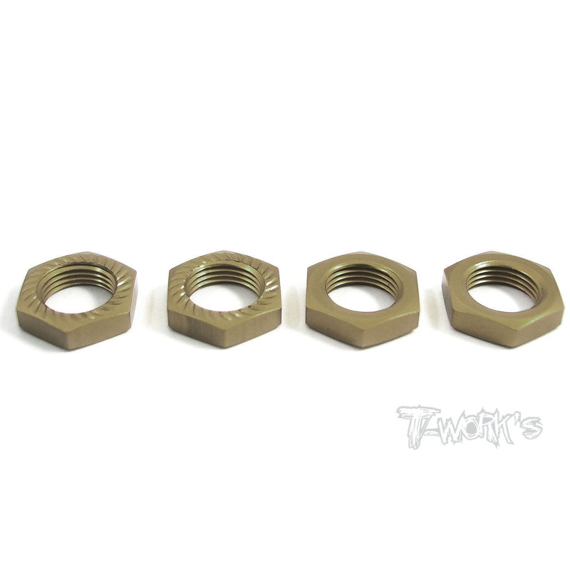 TO-038H Self-Locking Wheel Nut P1.25  Titanium color( For HN, Jammin, Hobao, OFNA )