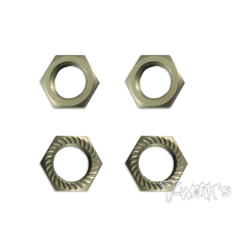 TO-049BR Self-Locking Wheel Nut P1 (Brown=  Titanium color )