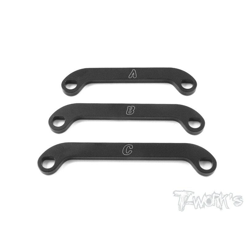 TO-106 7075-T6  3.5mm Steering Ackerman Plate Set( For HN & OFNA Sabre X3 & X3E,IGT8 & X3 GTS'23 )