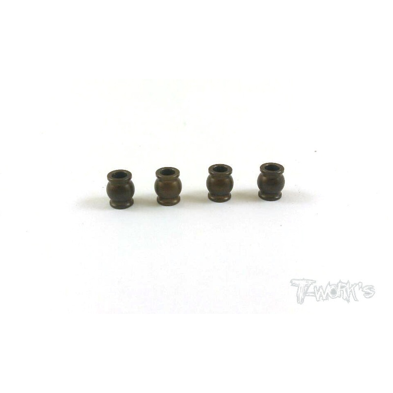 TO-156 7075 Hard Coated Xray Pivot ball 5.8-V3 ( For Xray XB9,XB9E,XB4, XB2C2019 ) 4pcs.