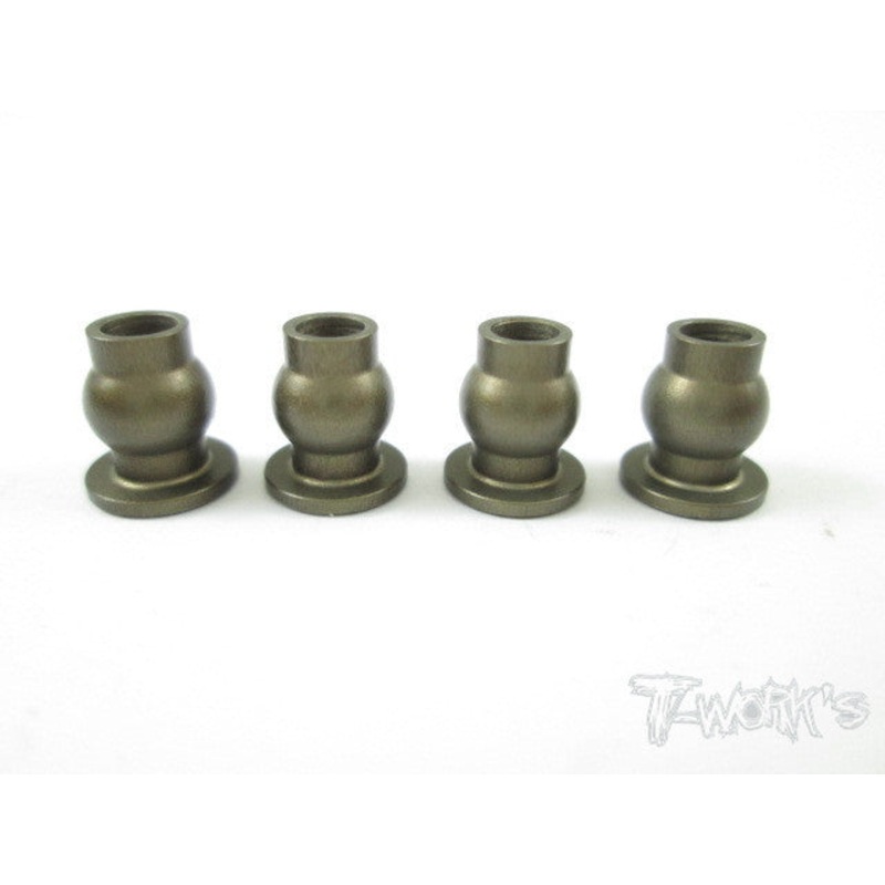 TO-157 7075 Hard Coated Ball Universal 5.8 with BACKSTOP ( For XRAY XB4 / XB2C'17/XB2C 2018 / XB4'18  ) 4pcs.