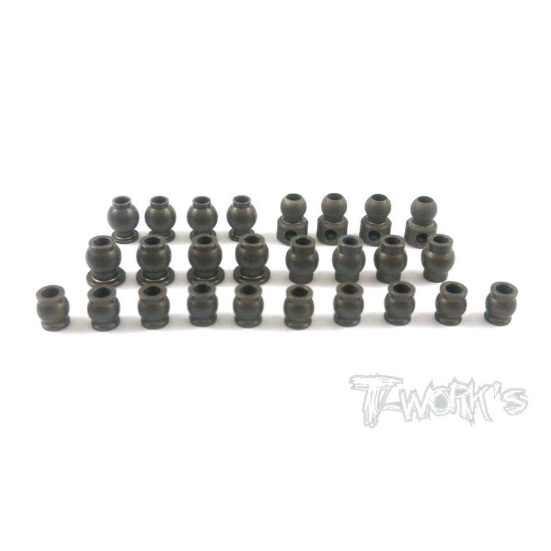 TO-158 7075 Hard Coated Alum. Ball Set ( For Xray XB9/XB9E/XB808) 26pcs.