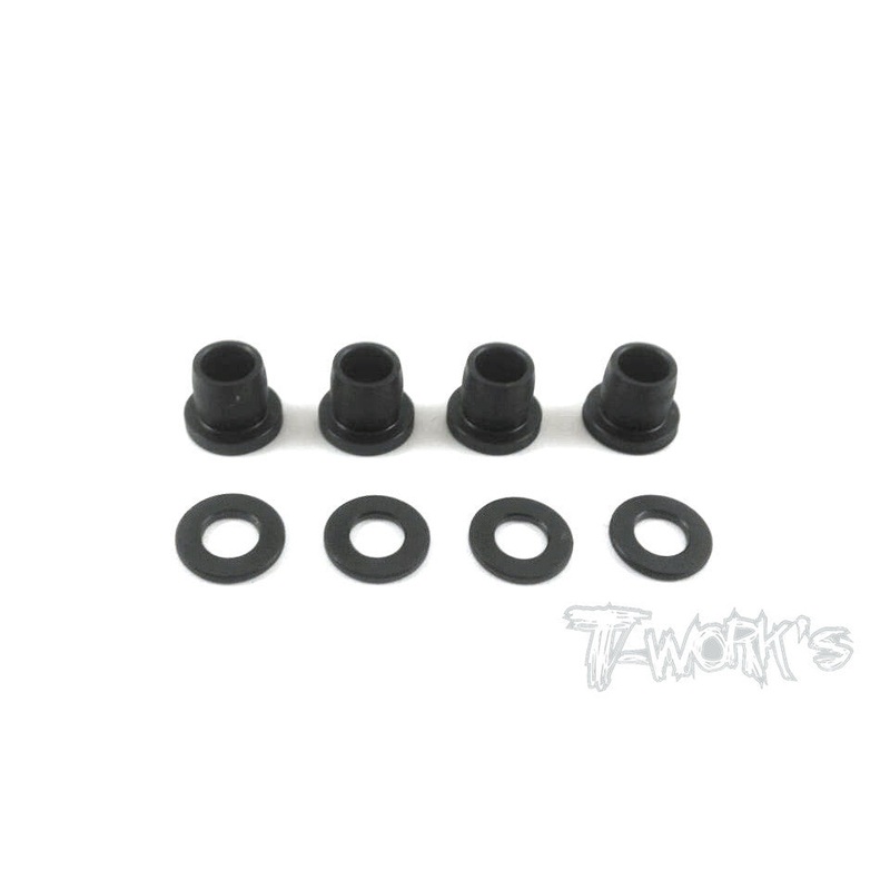 TO-161 POM Shock Bushing and Spacer ( For Xray XB9/XB9E/XB808/XB8E'16/GTX'17/XB8E'17) 4pcs.