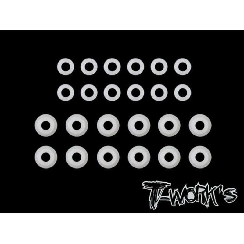 TO-166 POM Shock Shaft Liners ( For Xray XB9/GTX'17/XB8E'17 ) each 12pcs.