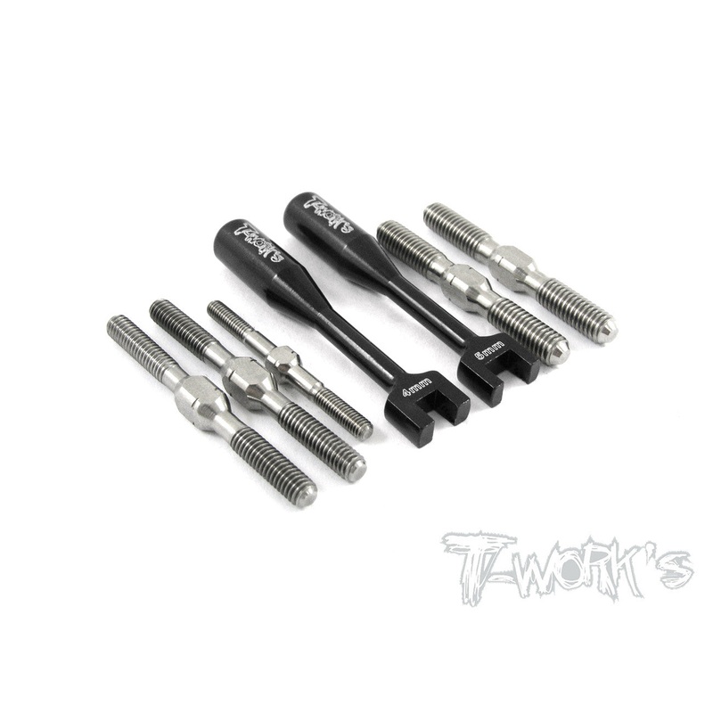 TB-003 Mugen MBX-6/MBX-7 Titanium Turnbuckle Set