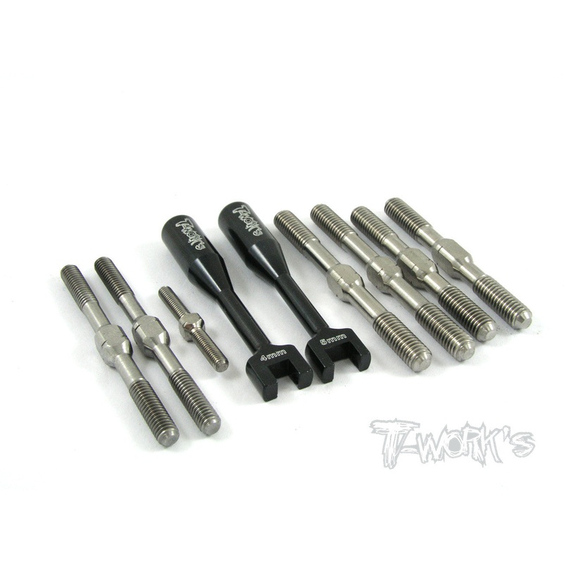 TB-004 Serpent S811/811E Cobra Titanium Turnbuckle Set
