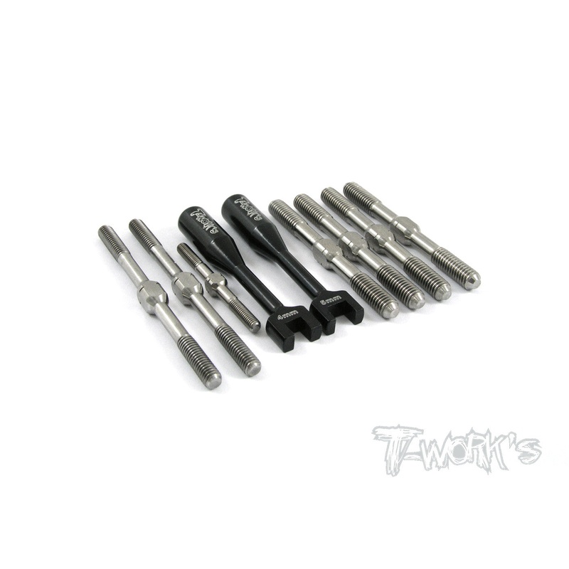 TB-008 JQ THE CAR Titanium Turnbuckle Set