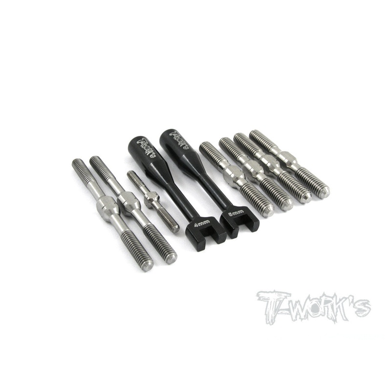 TB-009 Team Associated RC8B & RC8E Titanium Turnbuckle Set